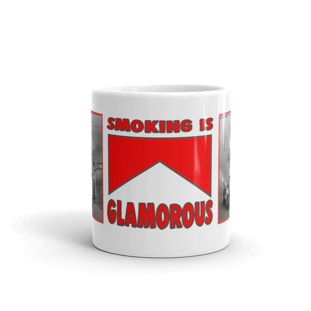 Vintage Kart Racing Glamorous Smoking Twin Engine Enduros Coffee Mug