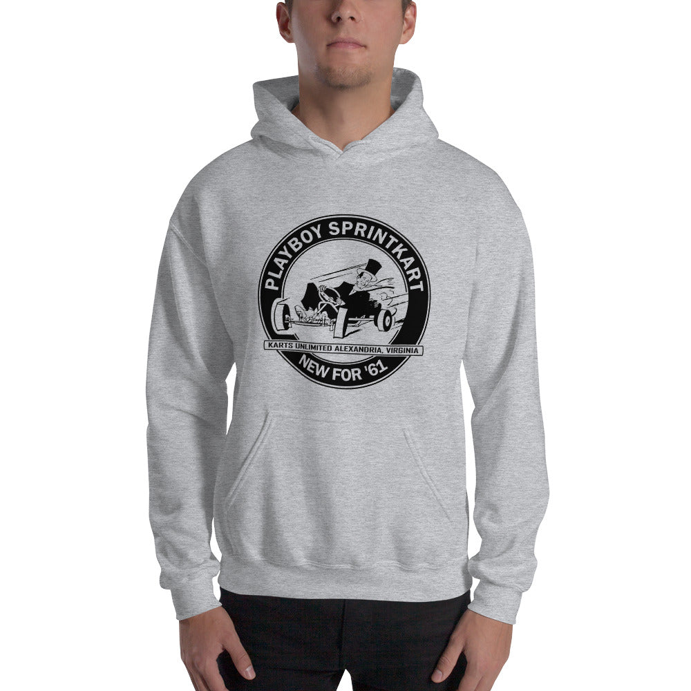 Vintage Karting 1961 Playboy Sprint Kart Premium Unisex Hoodie