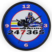 24-7-365 Kart Racing Wall Clock