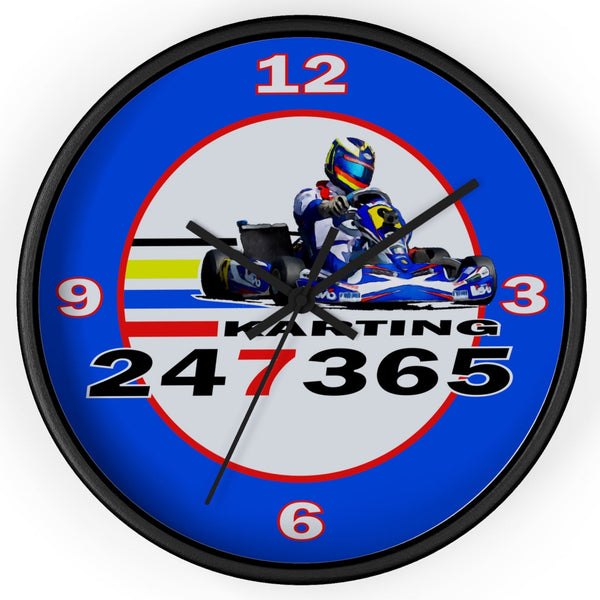 24-7-365 Kart Racing Wall Clock