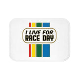 Kart Racing "I Live for Race Day" Bath Mat