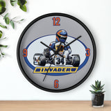 Vintage Karting Invader Sprinter #34 Racing Kart Wall Clock