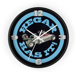 Vintage Karting "Hager Has It" Wall Clock