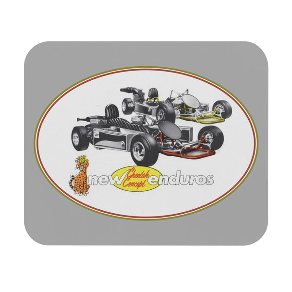 Vintage Karting Margay Cheetah New Concept Enduro Karts Mouse Pad (Rectangle)