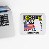 Vintage Karting Fly With a Komet 1966 American British Kart Engine Champion Mouse Pad