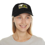 Vintage Karting Hewland Arrow 100cc Kart Engine Dad Hat with Leather Patch