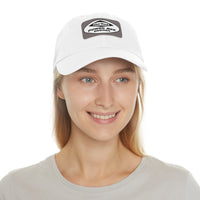 Vintage Karting West Bend Power Bee Kart Racing Engines Dad Hat with Leather Patch