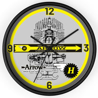 Vintage Karting Hewland Arrow British Kart Racing Engine Wall Clock