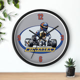 Vintage Karting Invader Sprint #34 Racing Kart Wall Clock