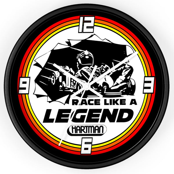 Vintage Karting Hartman "Race Like a Legend" Wall Clock