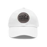 "Vintage Never Gets Old" Karting Dad Hat with Leather Patch
