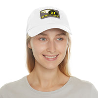 Vintage Karting Hewland Arrow 100cc Kart Engine Dad Hat with Leather Patch