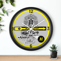 Vintage Karting Hewland Arrow British Kart Racing Engine Wall Clock