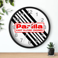 Parilla Kart Racing Engines Wall Clock
