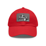 Briggs Racing Dad Hat with Leather Patch - Stylish Cap for Racing Enthusiasts