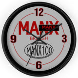 Vintage Karting Manx 100 British Kart Racing Engine Wall Clock