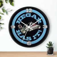 Vintage Karting "Hager Has It" Wall Clock