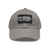 Vintage Karting Inglewood Kart Supply "Home of the Champions" Leather Patch Dad Hat — Racing Cap