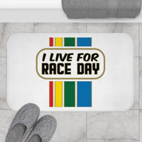 Kart Racing "I Live for Race Day" Bath Mat