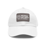 Vintage Karting Inglewood Kart Supply "Home of the Champions" Leather Patch Dad Hat — Racing Cap