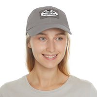 Vintage Karting West Bend Power Bee Kart Racing Engines Dad Hat with Leather Patch