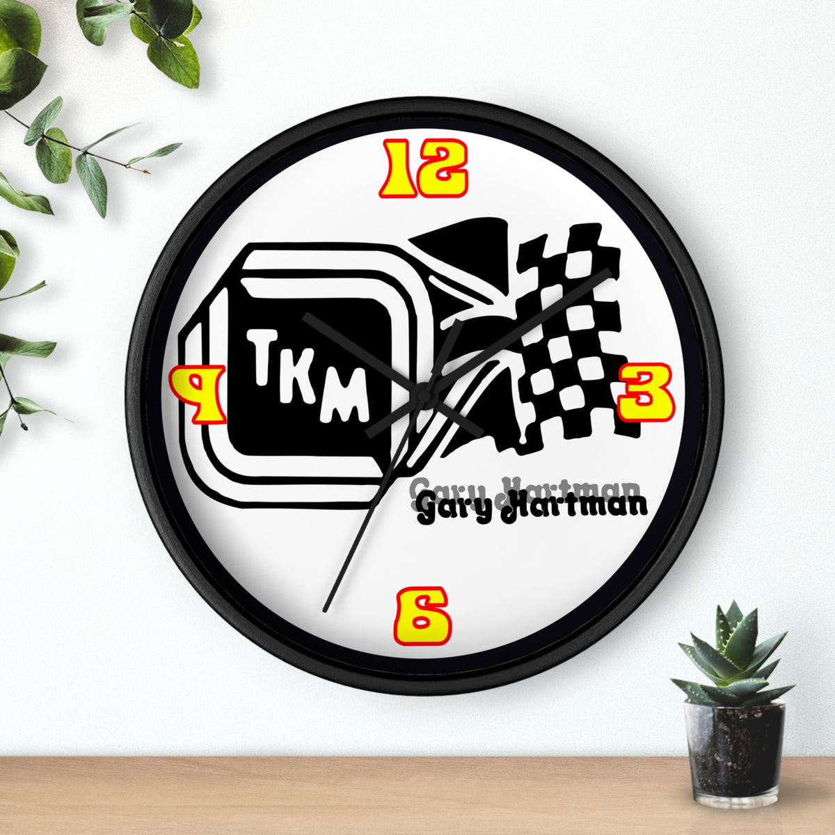 Vintage Karting Gary Hartman TKM Race Engines Wall Clock – Kart Racers ...