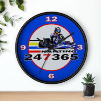 24-7-365 Kart Racing Wall Clock
