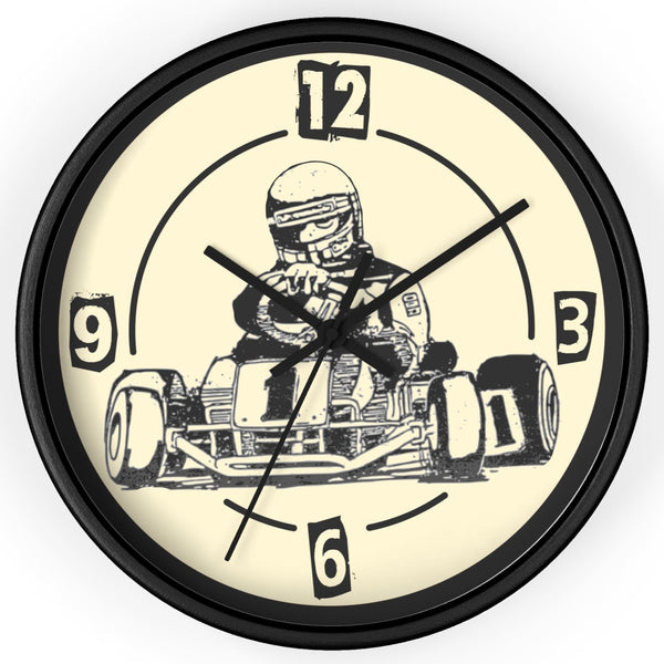 Vintage Sprint Kart Racing Kart #1 Wall Clock