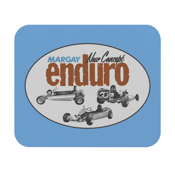 Vintage Karting Margay New Concept Enduros 3 Views Mouse Pad (Rectangle)