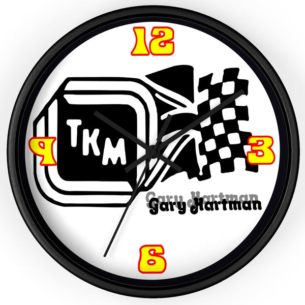Vintage Karting Gary Hartman TKM Race Engines Wall Clock