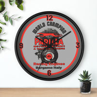 Vintage Karting Parilla World Champion Kart Racing Engines Wall Clock