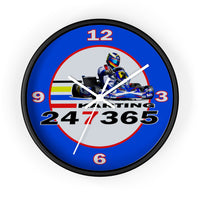 24-7-365 Kart Racing Wall Clock