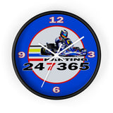24-7-365 Kart Racing Wall Clock