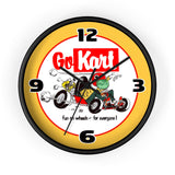 Vintage Karting "Go Kart" Fun for Everyone Wall Clock