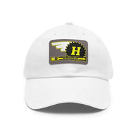 Vintage Karting Hewland Arrow 100cc Kart Engine Dad Hat with Leather Patch