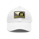 Vintage Karting Hewland Arrow 100cc Kart Engine Dad Hat with Leather Patch