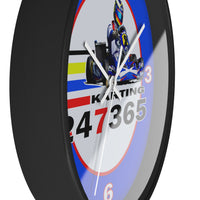 24-7-365 Kart Racing Wall Clock