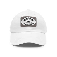 Vintage Karting West Bend Power Bee Kart Racing Engines Dad Hat with Leather Patch