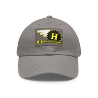 Vintage Karting Hewland Arrow 100cc Kart Engine Dad Hat with Leather Patch