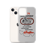 Vintage Karting 1971 Michigan Kart Club Gratten IKF Enduro National iPhone Case
