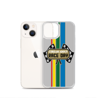 I Dream About Race Day Flags & Stripes iPhone Case