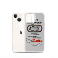 Vintage Karting 1971 Michigan Kart Club Gratten IKF Enduro National iPhone Case