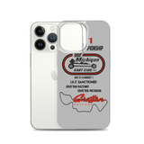 Vintage Karting 1971 Michigan Kart Club Gratten IKF Enduro National iPhone Case