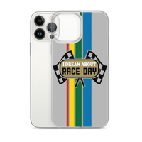I Dream About Race Day Flags & Stripes iPhone Case