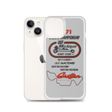Vintage Karting 1971 Michigan Kart Club Gratten IKF Enduro National iPhone Case
