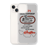 Vintage Karting 1971 Michigan Kart Club Gratten IKF Enduro National iPhone Case