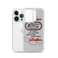 Vintage Karting 1971 Michigan Kart Club Gratten IKF Enduro National iPhone Case