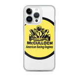 Vintage Kart Racing McCulloch Enduro Racing Engine iPhone Case