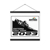 Daytona Kart Week 2023 Poster with hangers