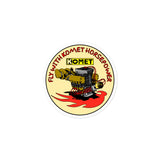 Vintage Karting Fly with Komet Horsepower Graham Cartoon Bubble-free stickers